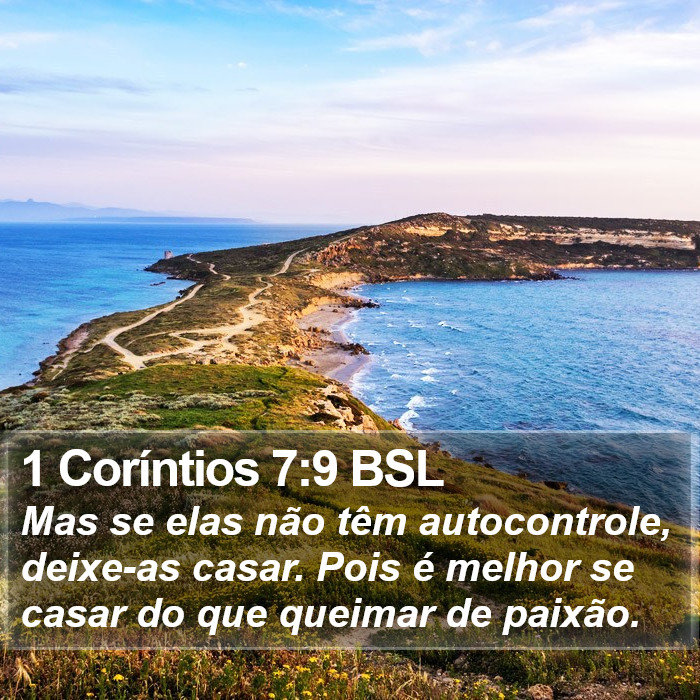 1 Coríntios 7:9 BSL Bible Study