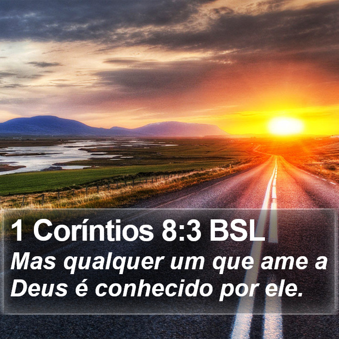 1 Coríntios 8:3 BSL Bible Study