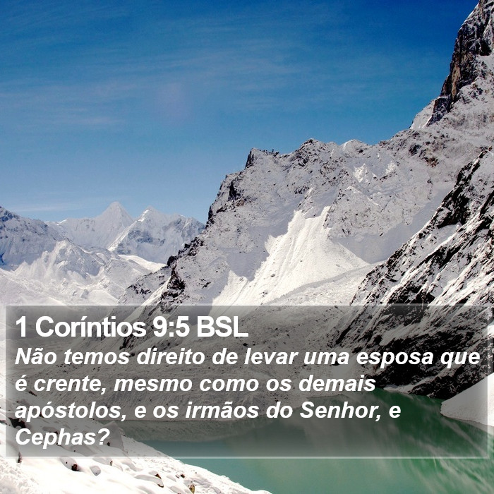 1 Coríntios 9:5 BSL Bible Study
