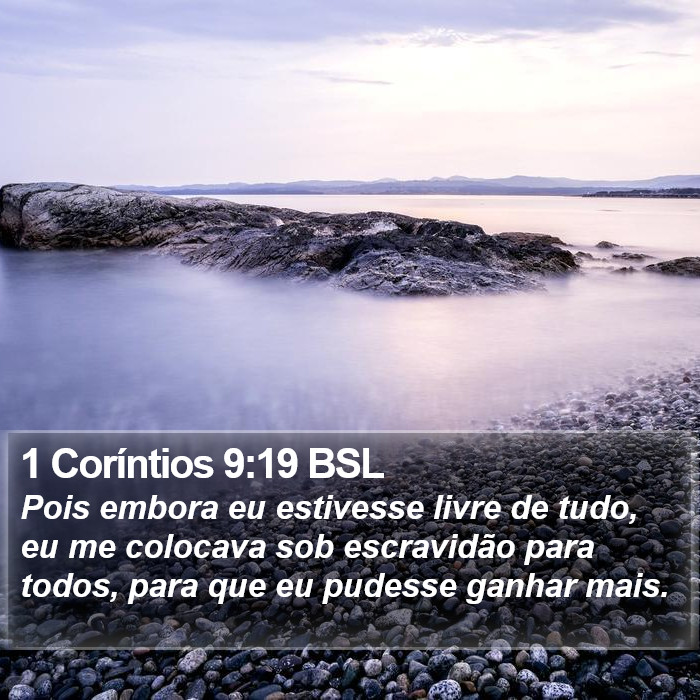 1 Coríntios 9:19 BSL Bible Study