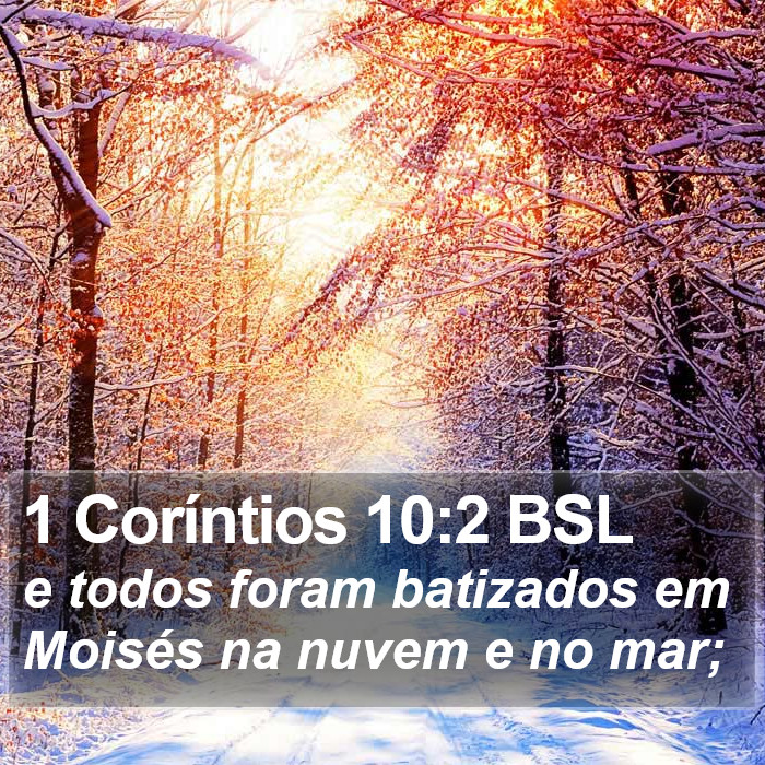 1 Coríntios 10:2 BSL Bible Study