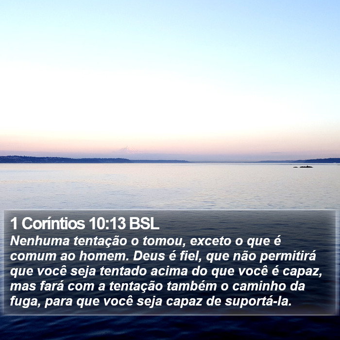 1 Coríntios 10:13 BSL Bible Study