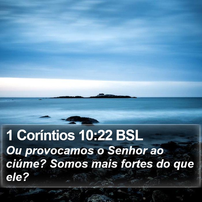 1 Coríntios 10:22 BSL Bible Study