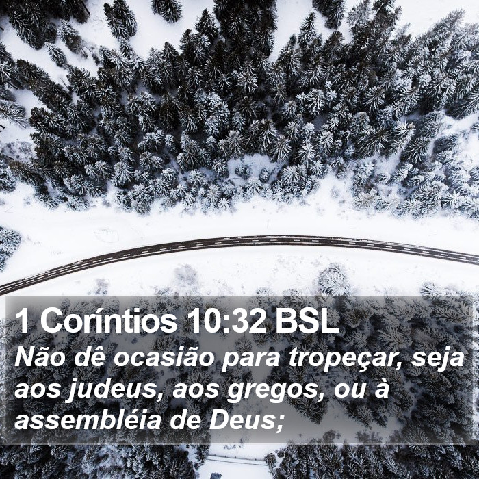 1 Coríntios 10:32 BSL Bible Study