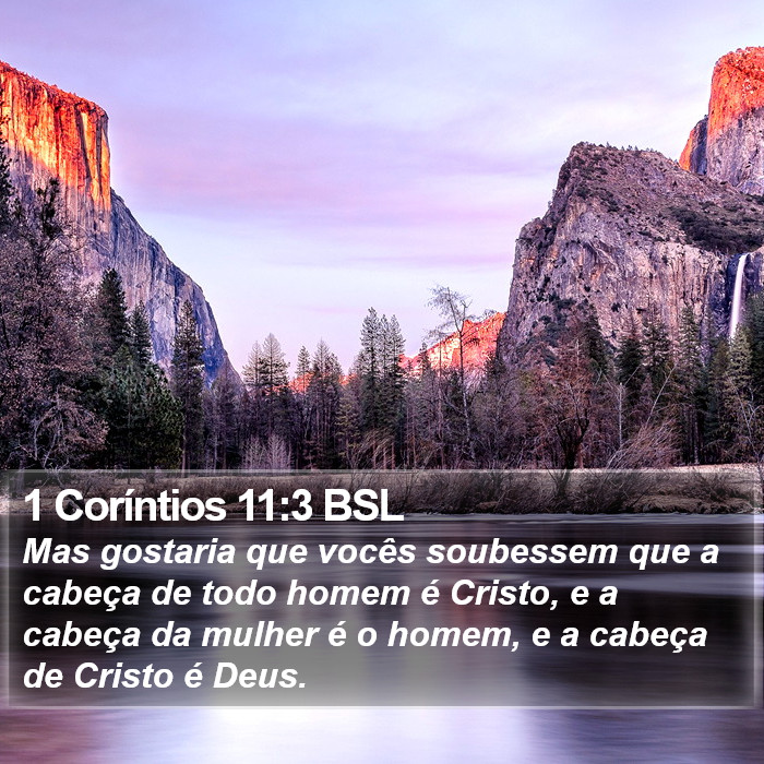 1 Coríntios 11:3 BSL Bible Study