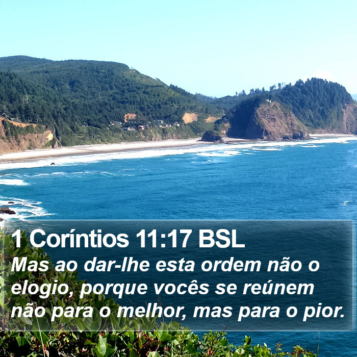 1 Coríntios 11:17 BSL Bible Study