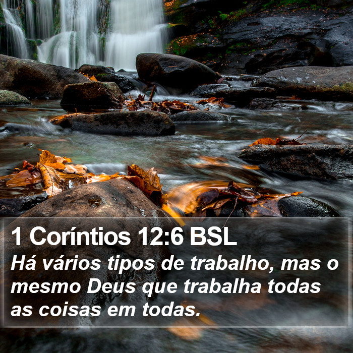 1 Coríntios 12:6 BSL Bible Study