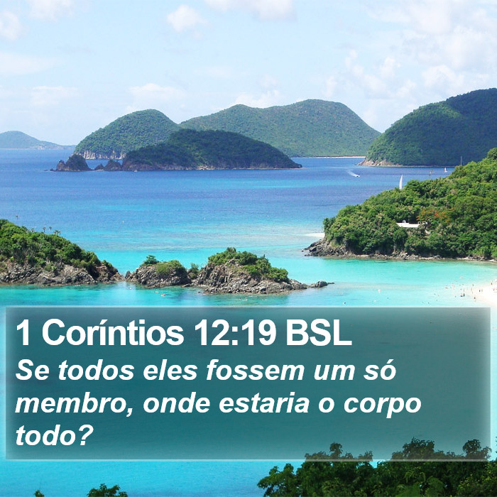 1 Coríntios 12:19 BSL Bible Study