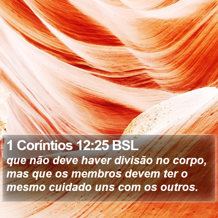 1 Coríntios 12:25 BSL Bible Study