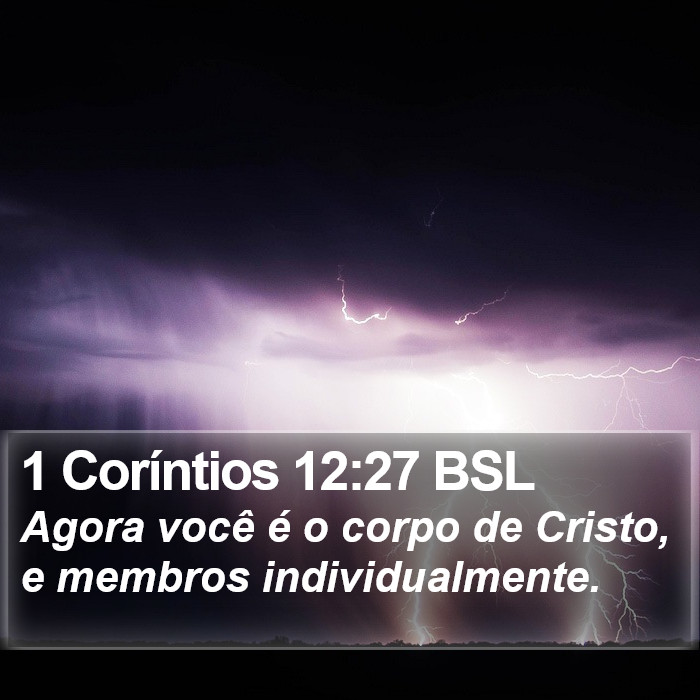 1 Coríntios 12:27 BSL Bible Study