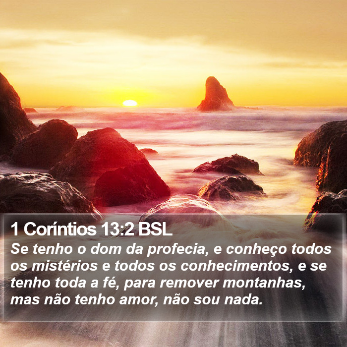 1 Coríntios 13:2 BSL Bible Study