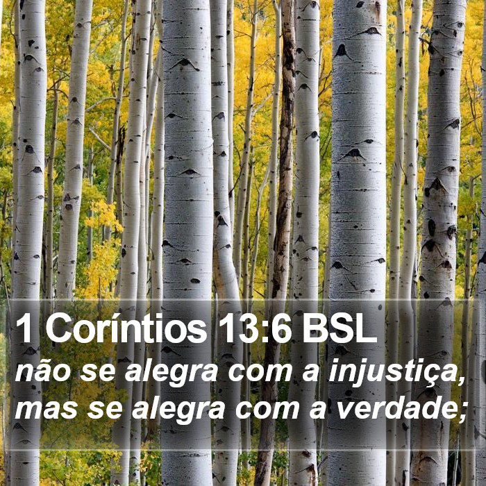 1 Coríntios 13:6 BSL Bible Study