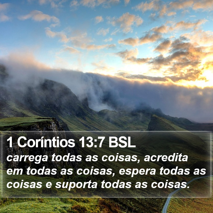 1 Coríntios 13:7 BSL Bible Study