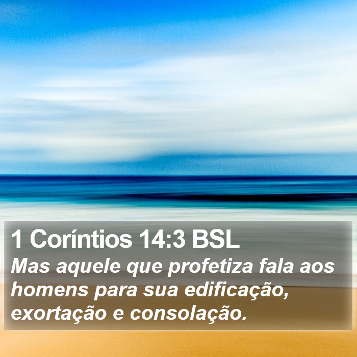 1 Coríntios 14:3 BSL Bible Study