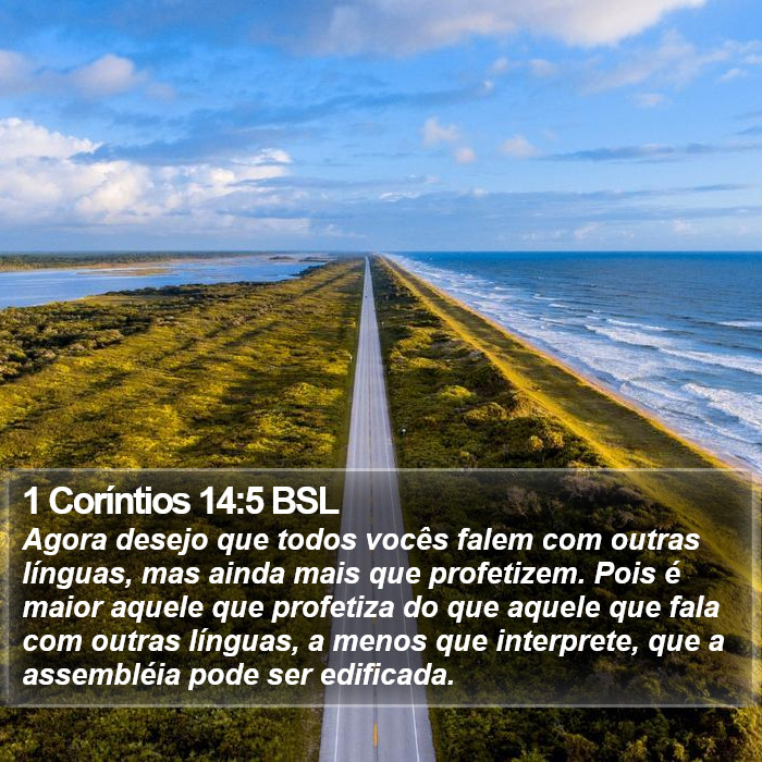 1 Coríntios 14:5 BSL Bible Study