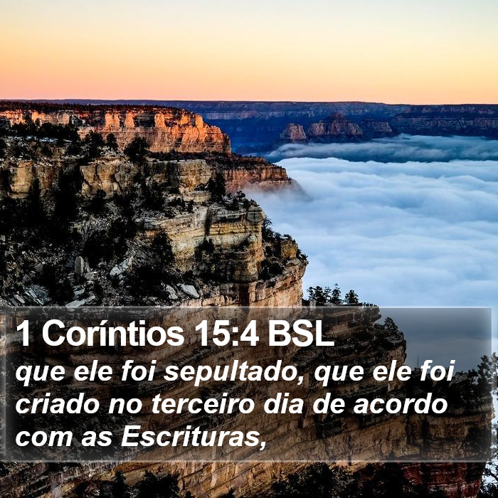 1 Coríntios 15:4 BSL Bible Study