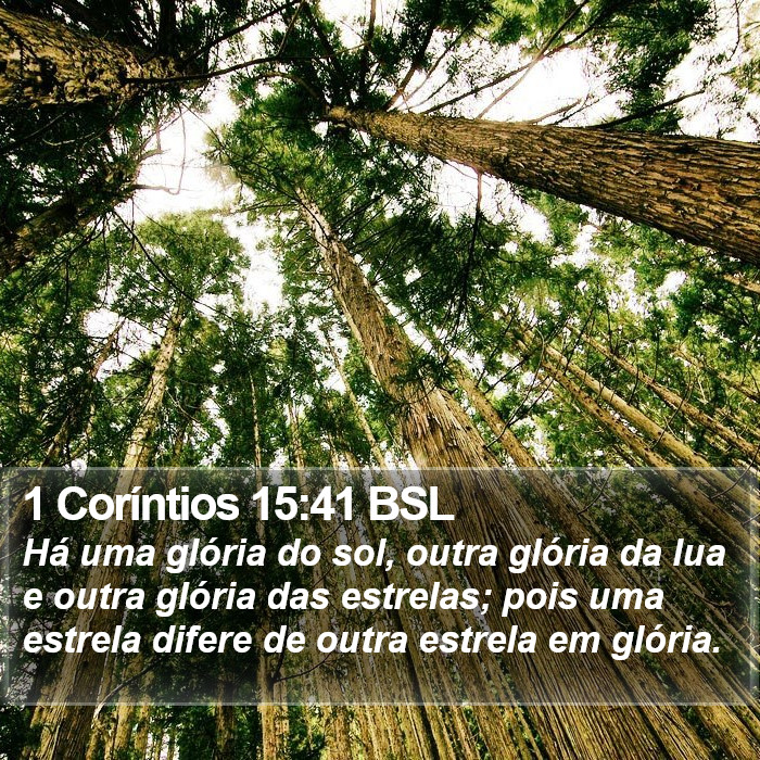 1 Coríntios 15:41 BSL Bible Study