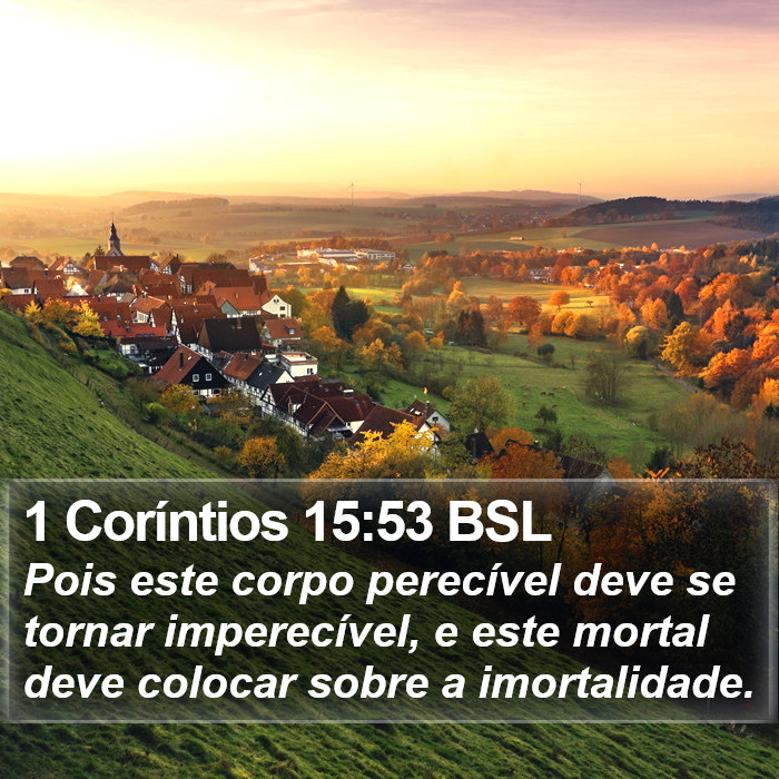 1 Coríntios 15:53 BSL Bible Study