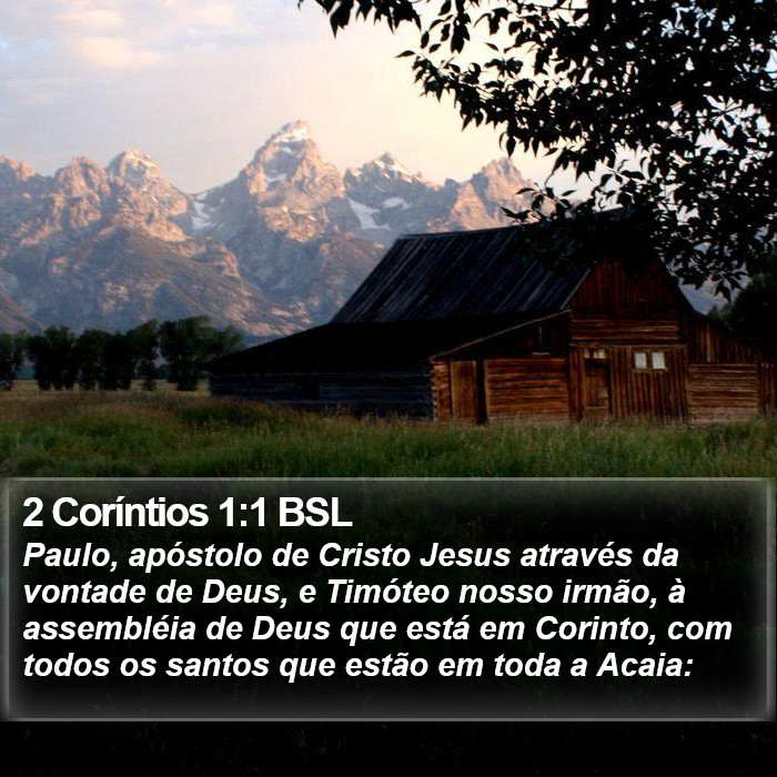 2 Coríntios 1:1 BSL Bible Study