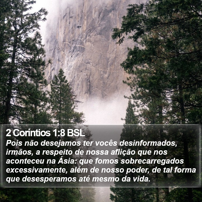 2 Coríntios 1:8 BSL Bible Study