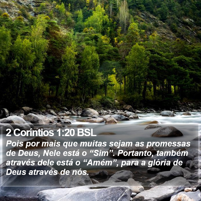 2 Coríntios 1:20 BSL Bible Study