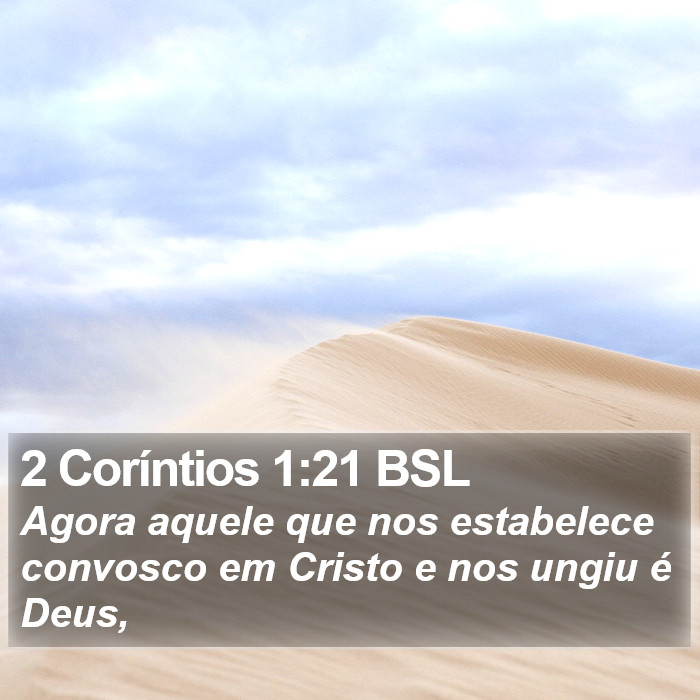 2 Coríntios 1:21 BSL Bible Study