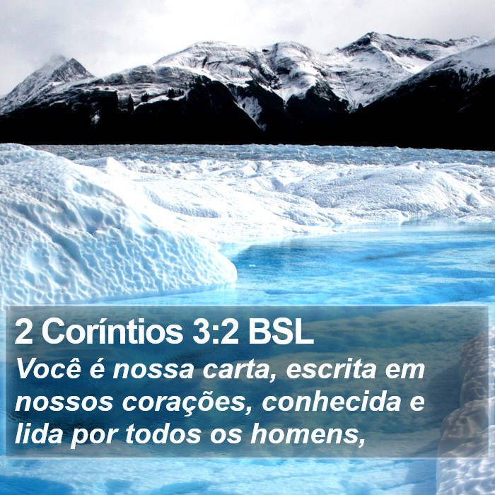 2 Coríntios 3:2 BSL Bible Study