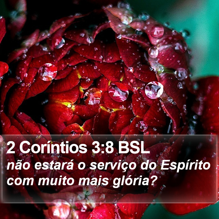 2 Coríntios 3:8 BSL Bible Study