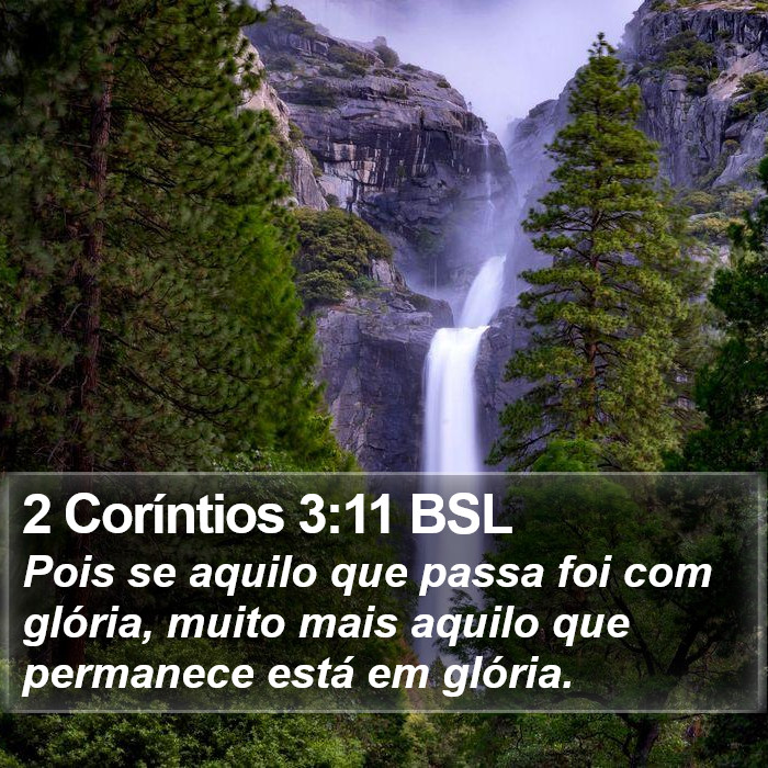 2 Coríntios 3:11 BSL Bible Study