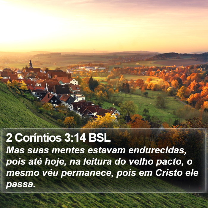 2 Coríntios 3:14 BSL Bible Study