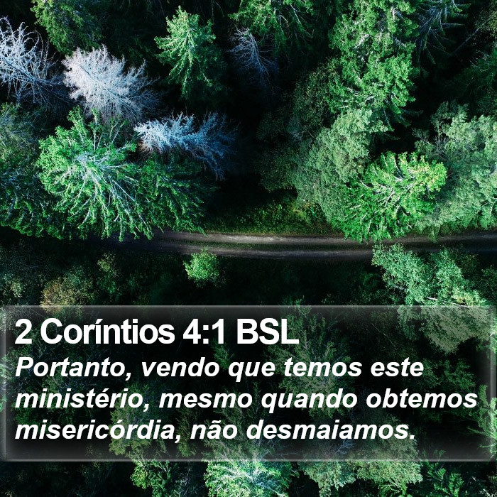 2 Coríntios 4:1 BSL Bible Study