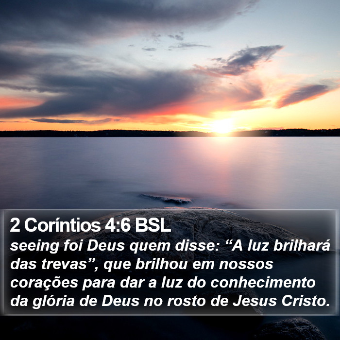 2 Coríntios 4:6 BSL Bible Study