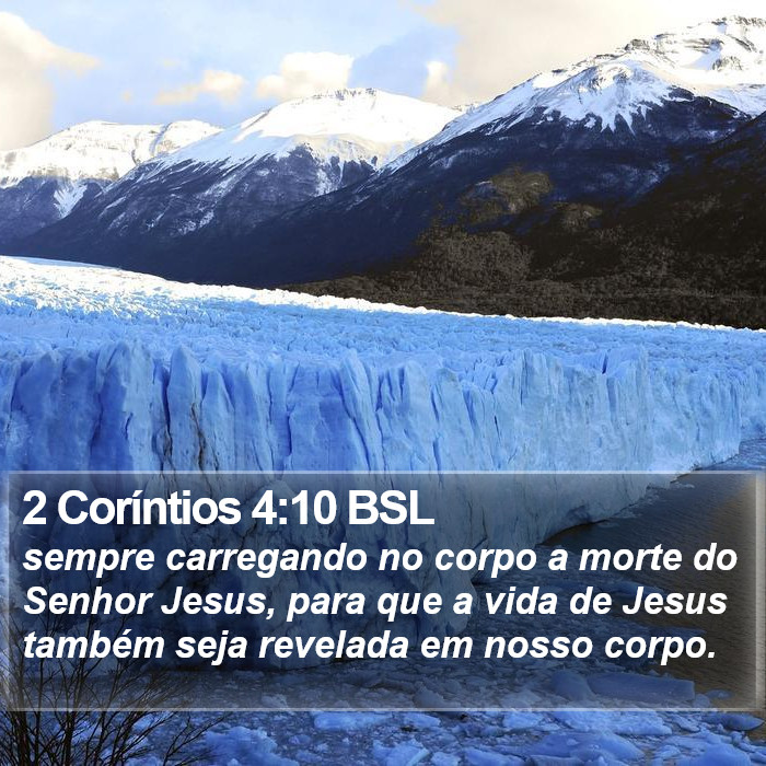 2 Coríntios 4:10 BSL Bible Study