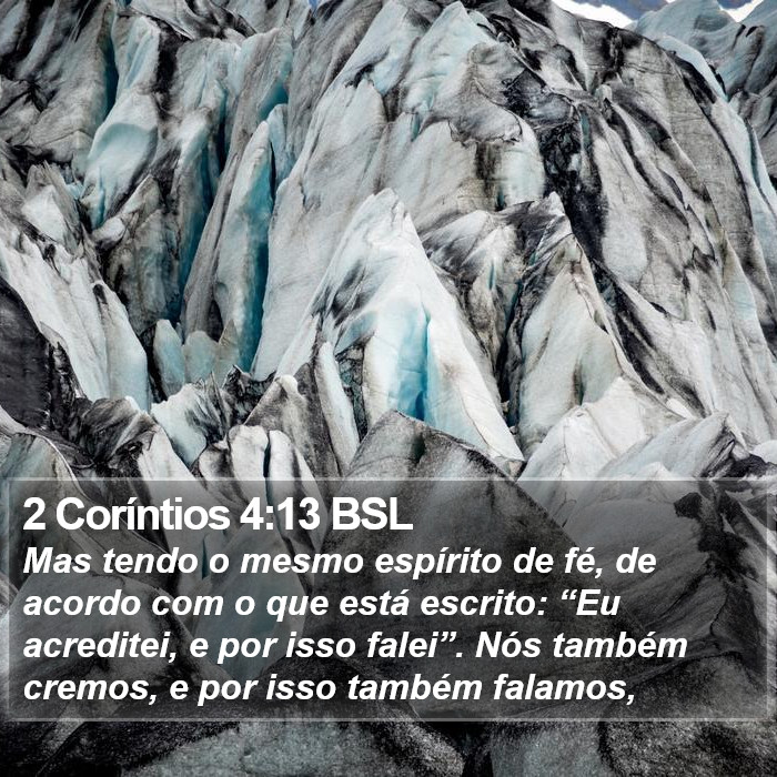 2 Coríntios 4:13 BSL Bible Study