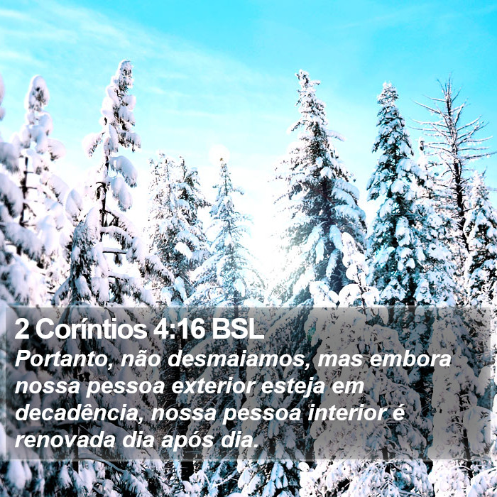 2 Coríntios 4:16 BSL Bible Study