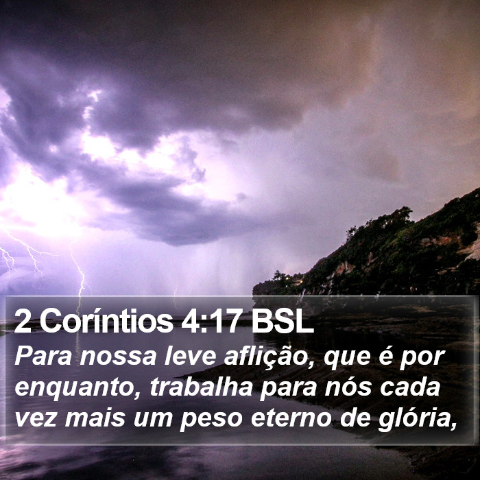 2 Coríntios 4:17 BSL Bible Study