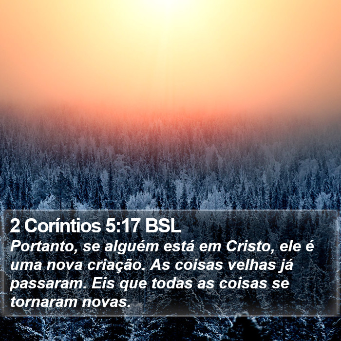 2 Coríntios 5:17 BSL Bible Study