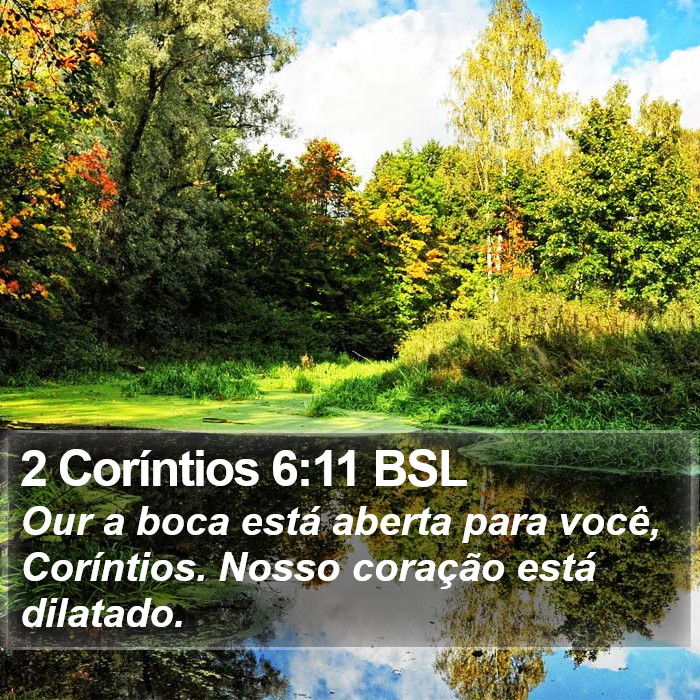 2 Coríntios 6:11 BSL Bible Study