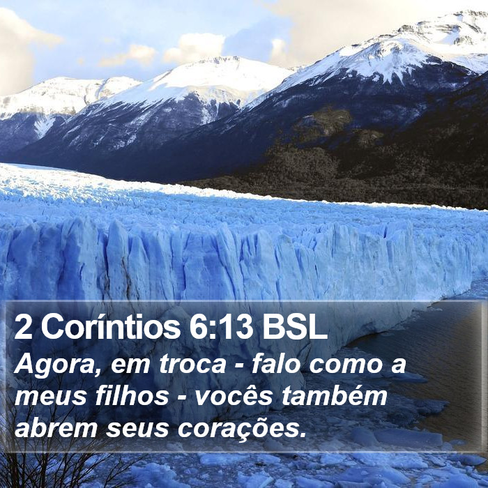 2 Coríntios 6:13 BSL Bible Study