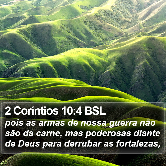 2 Coríntios 10:4 BSL Bible Study