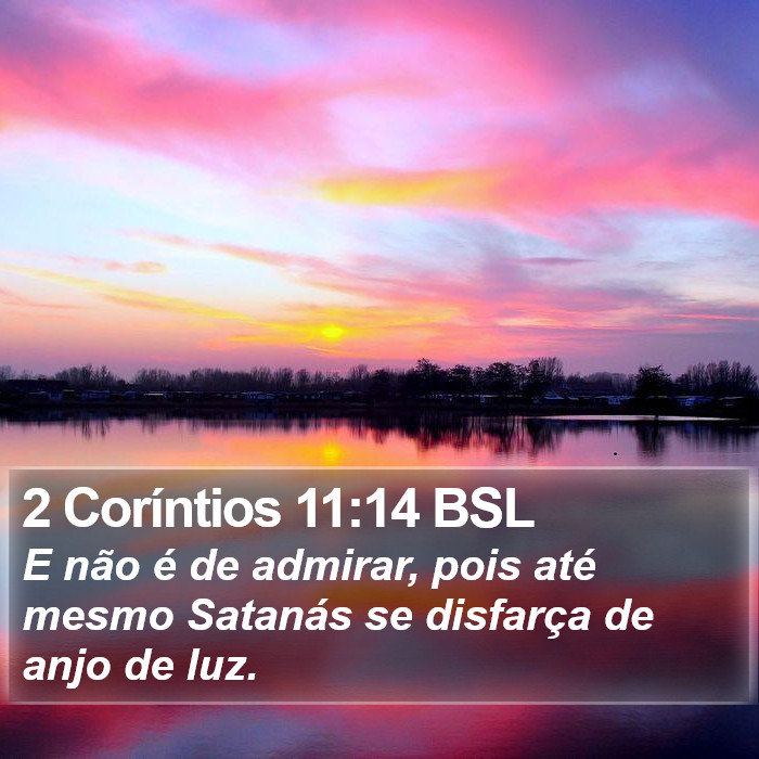 2 Coríntios 11:14 BSL Bible Study
