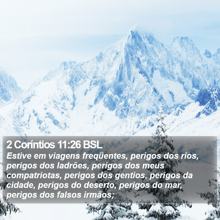 2 Coríntios 11:26 BSL Bible Study