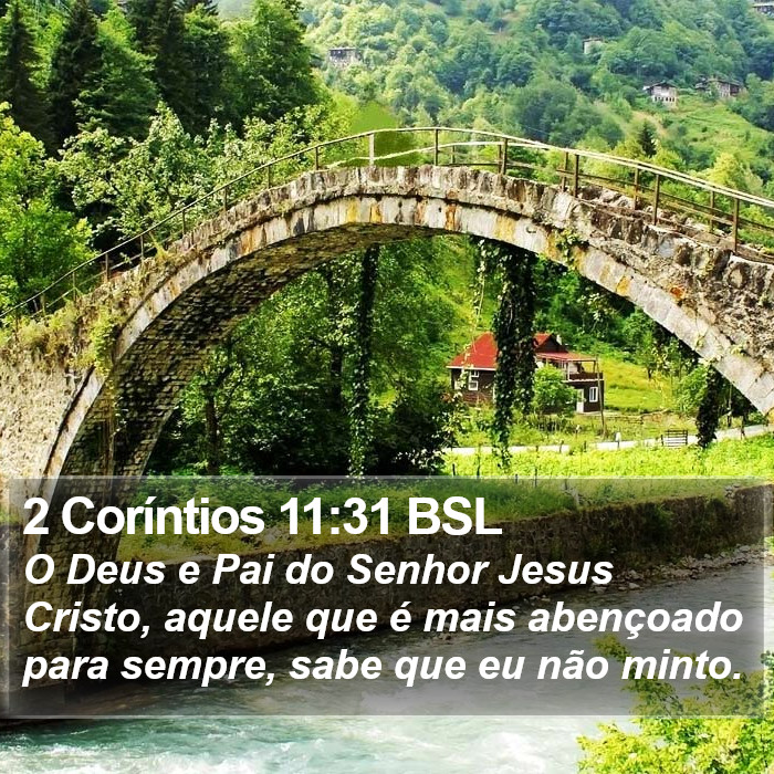 2 Coríntios 11:31 BSL Bible Study