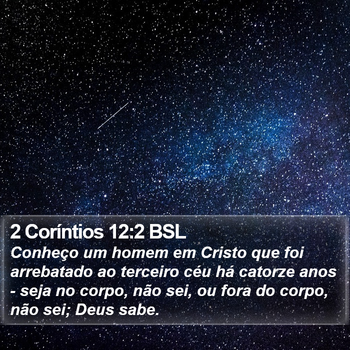 2 Coríntios 12:2 BSL Bible Study