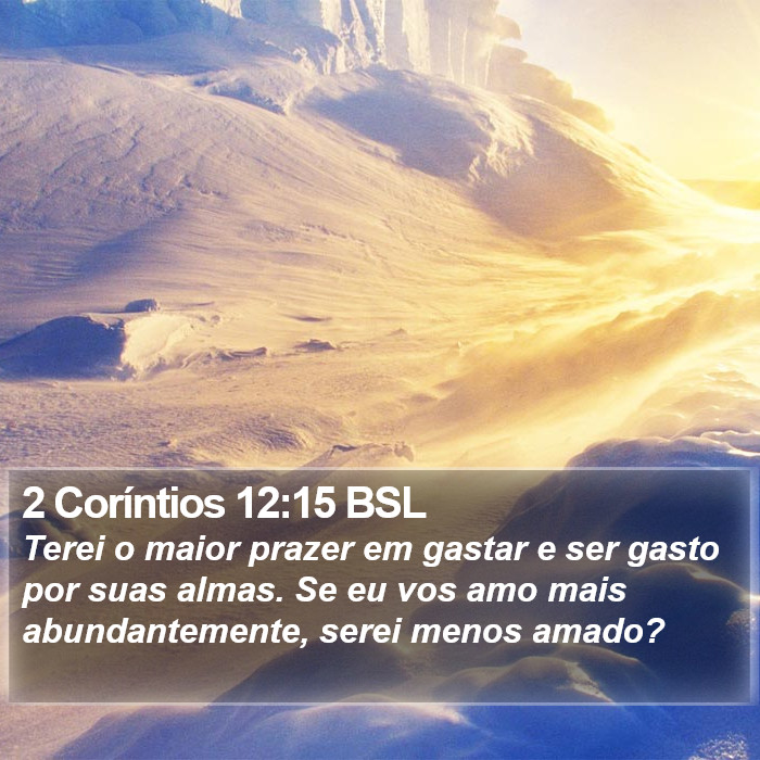 2 Coríntios 12:15 BSL Bible Study