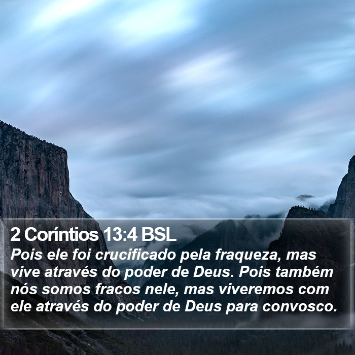 2 Coríntios 13:4 BSL Bible Study