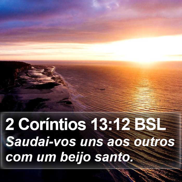 2 Coríntios 13:12 BSL Bible Study