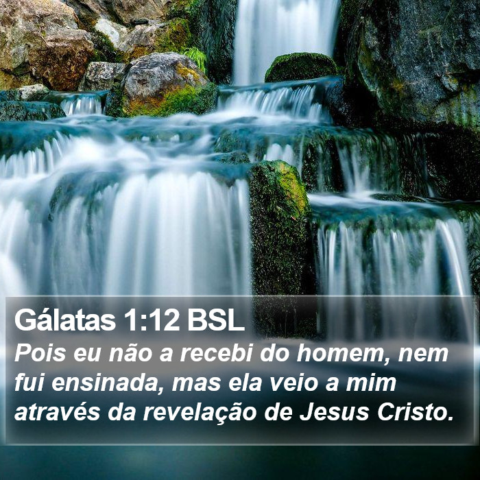 Gálatas 1:12 BSL Bible Study