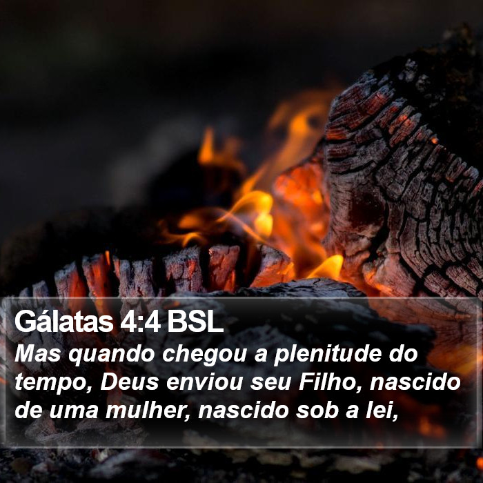 Gálatas 4:4 BSL Bible Study