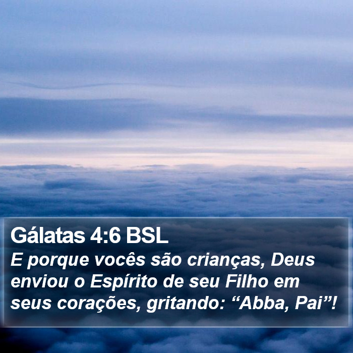 Gálatas 4:6 BSL Bible Study